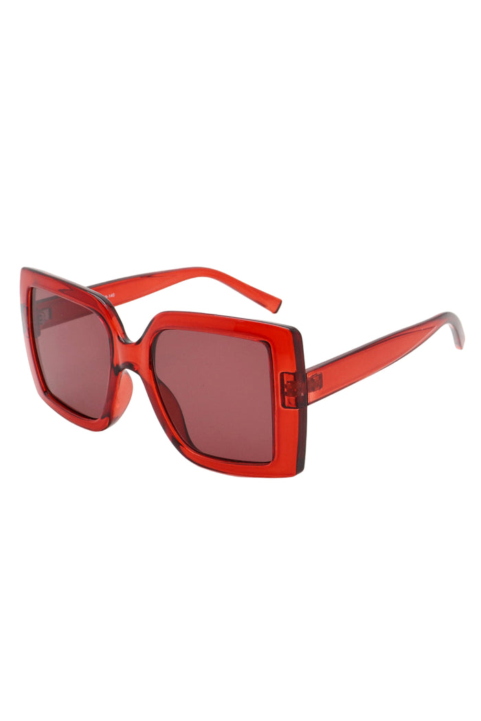 Solaré Luxe™ Crimson Acetate Square