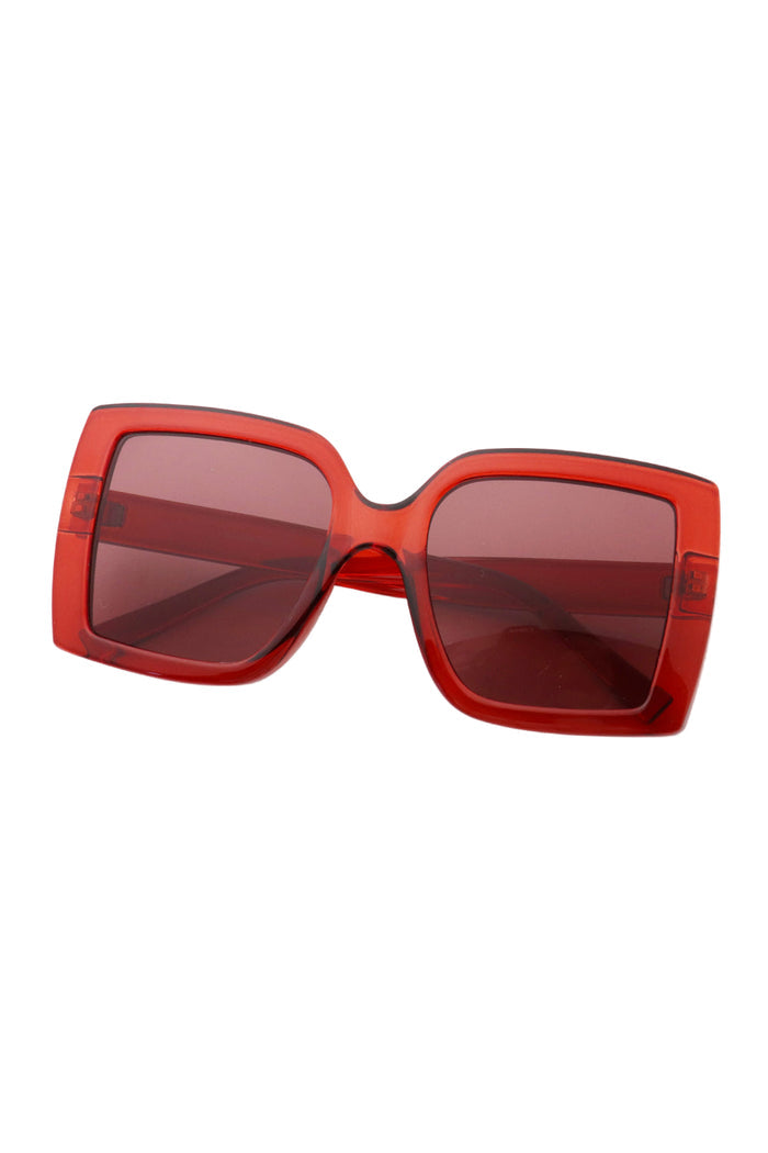 Solaré Luxe™ Crimson Acetate Square