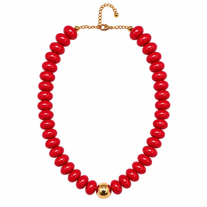 Solid Beaded Candy Necklace