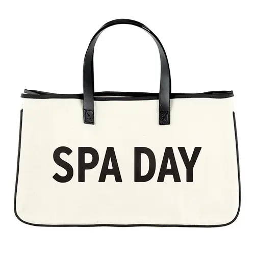 Spa Day Tote - Greige Goods