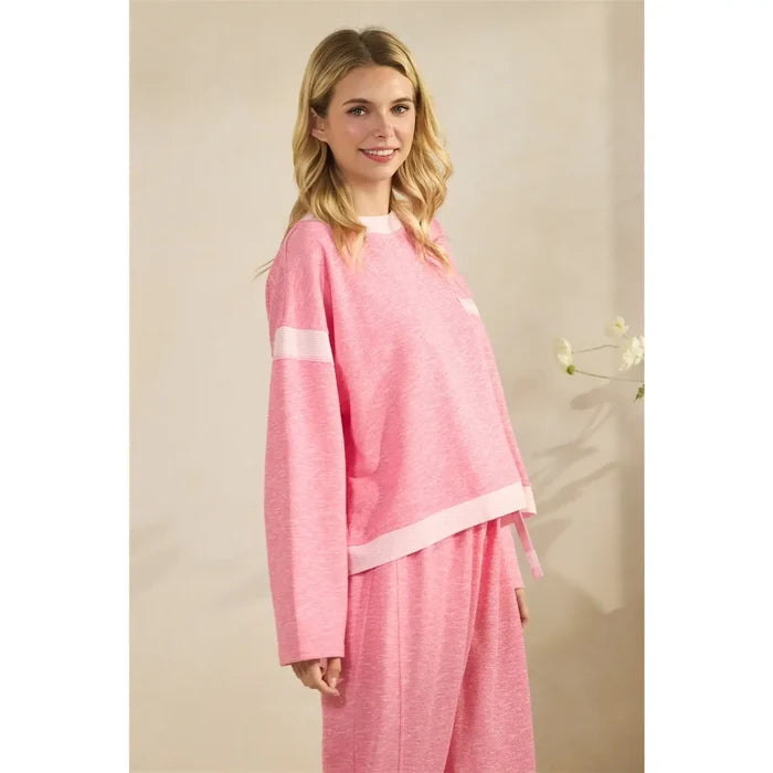 Stripe Contrast Lounge Set - Greige Goods