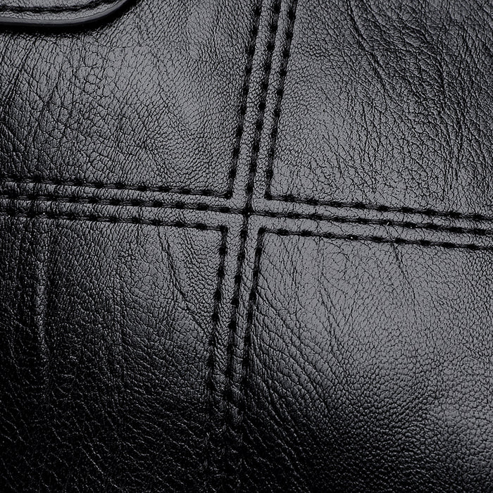 Stylish PU Leather Medium Handbag for Everyday Elegance