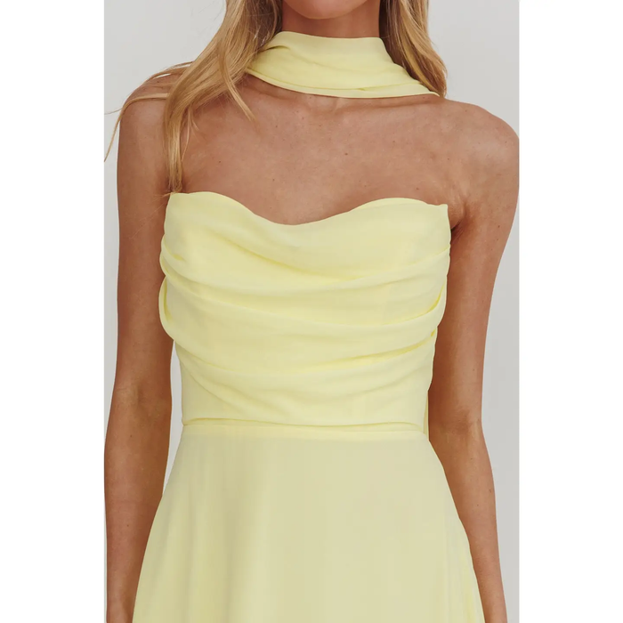 Sweetheart Ruched Maxi Dress