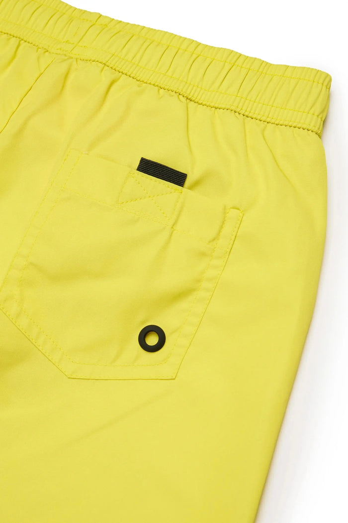 Swim shorts with astronaut print