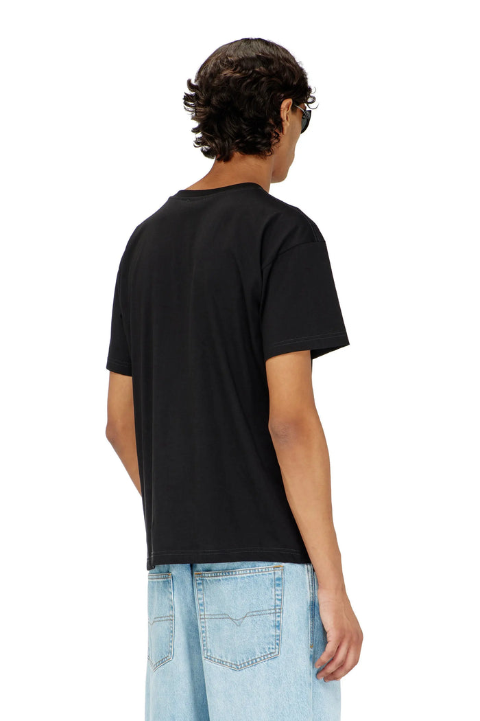 T-shirt with contrast piping