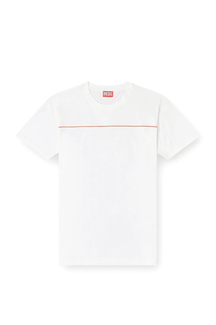 T-shirt with contrast piping