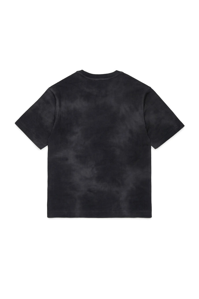 T-shirt with embellished phoenix motif