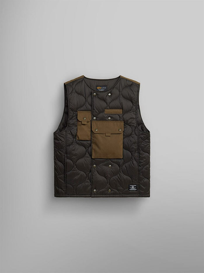 TACTICAL VEST OUTERWEAR Alpha Industries CHOCOLATE XS