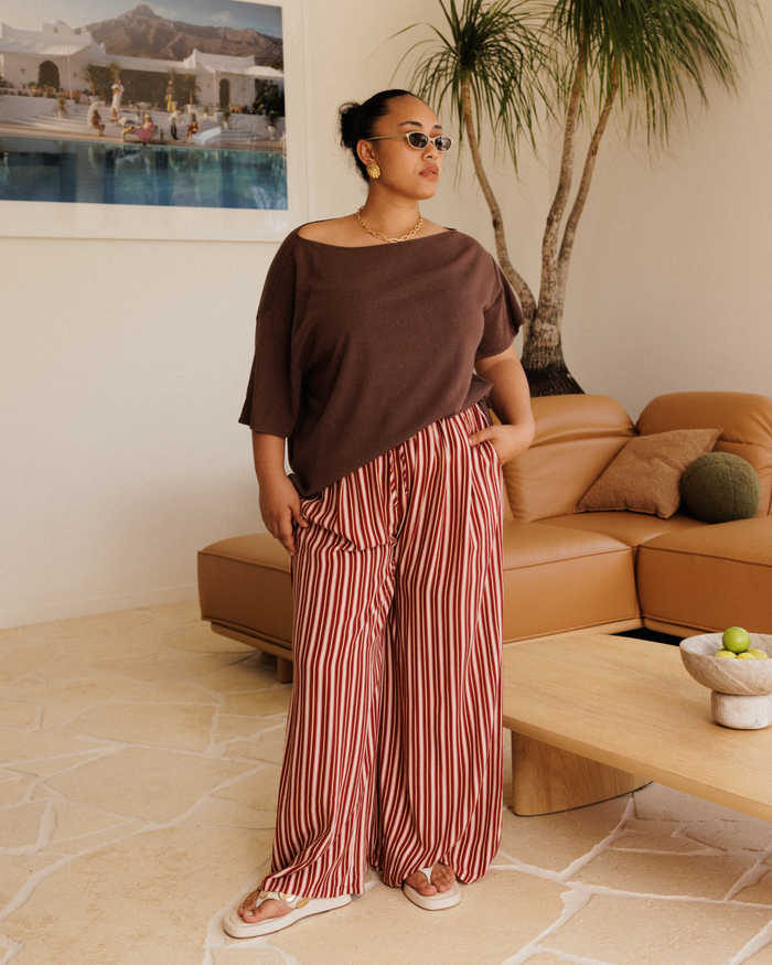 Talisha Top | Chocolate