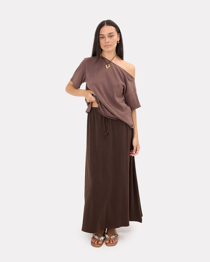 Talisha Top in Chocolate | Size Inclusive AU 6-26 | The Lullaby Club