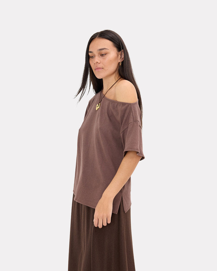 Talisha Top in Chocolate | Size inclusive AU 6-26 | The Lullaby Club