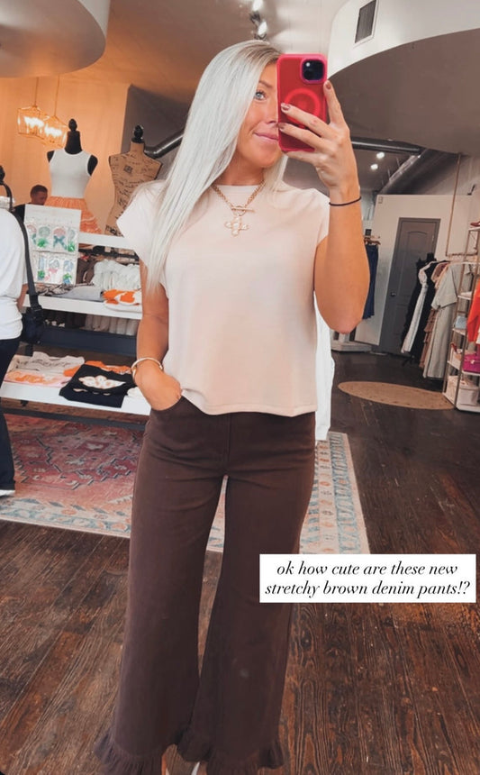 TEACHER DENIM PANTS