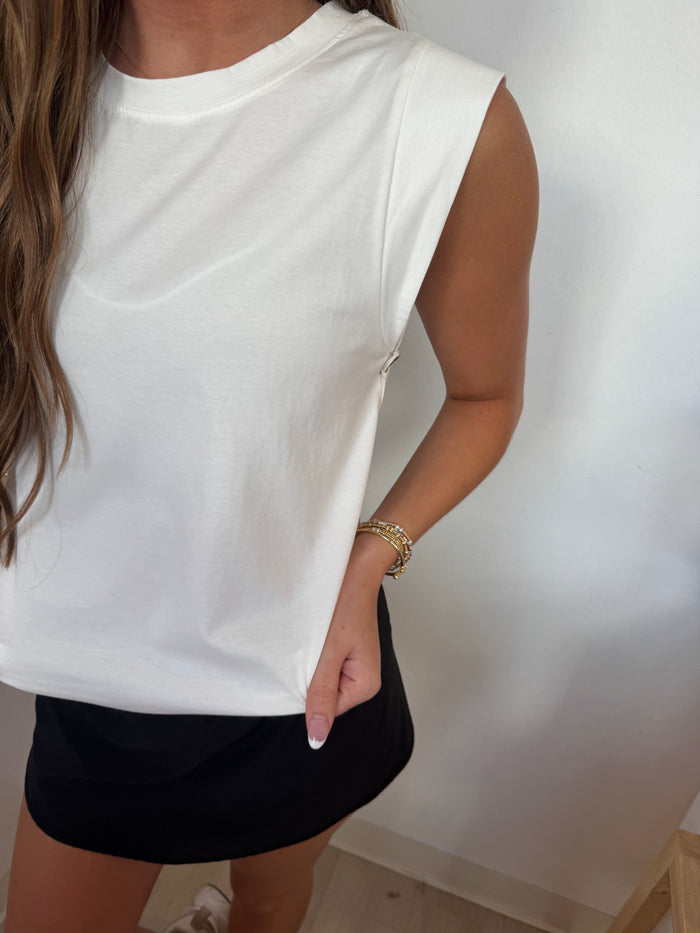The Ciara Top - Greige Goods