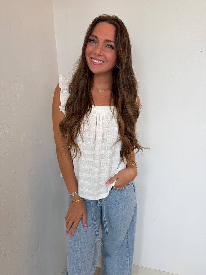 The Kim Top - Greige Goods