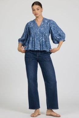 The Malia Top - Greige Goods