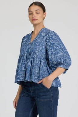 The Malia Top - Greige Goods