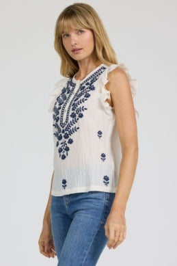 The Nicola Top - Greige Goods