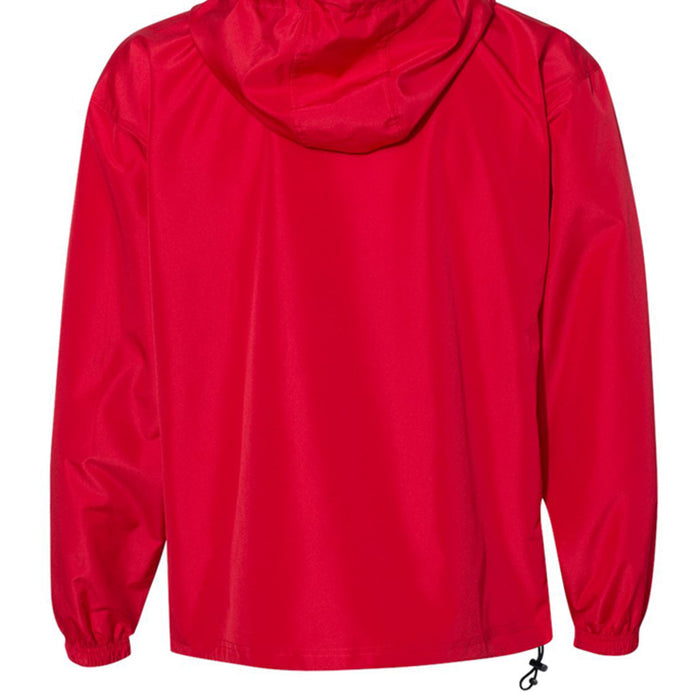 “The Protector™ Men’s Luxe Rain Anorak – Wind & Rain Resistant Style.”