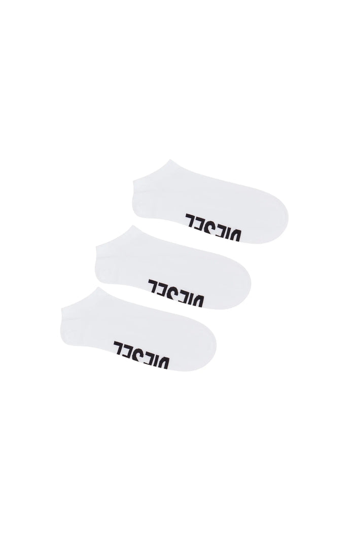 Three-pack low-cut logo instep socks