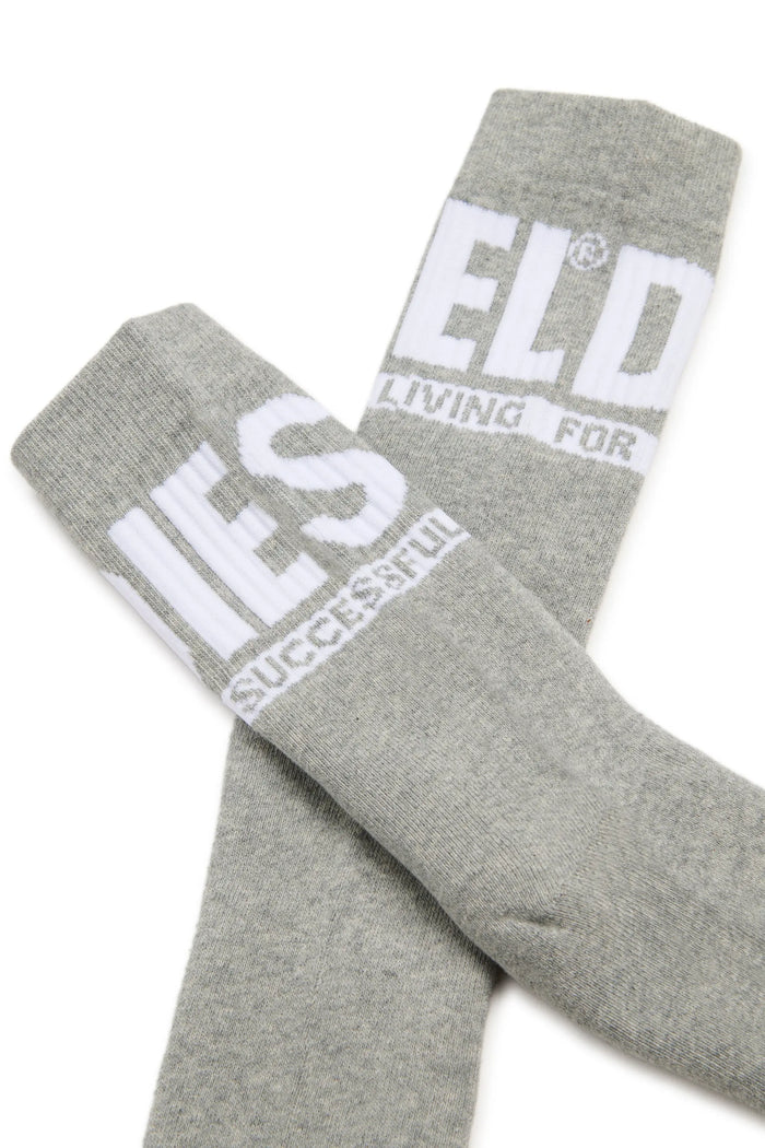 Two-pack of socks with logo