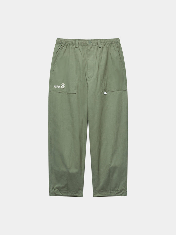 UNFRM COTTON RIPSTOP PANT BOTTOM Alpha Industries OLIVE XS