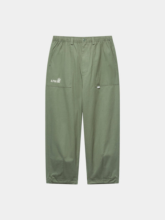 UNFRM COTTON RIPSTOP PANT BOTTOM Alpha Industries OLIVE XS