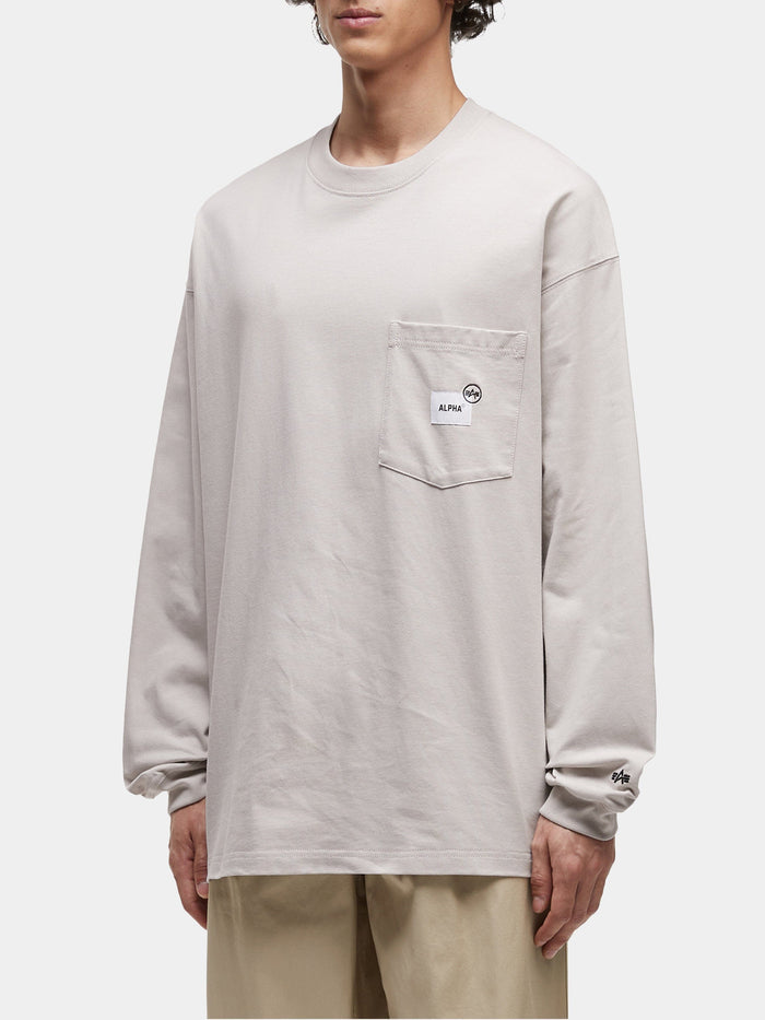 UNFRM LONG-SLEEVED POCKET T-SHIRT TOP Alpha Industries