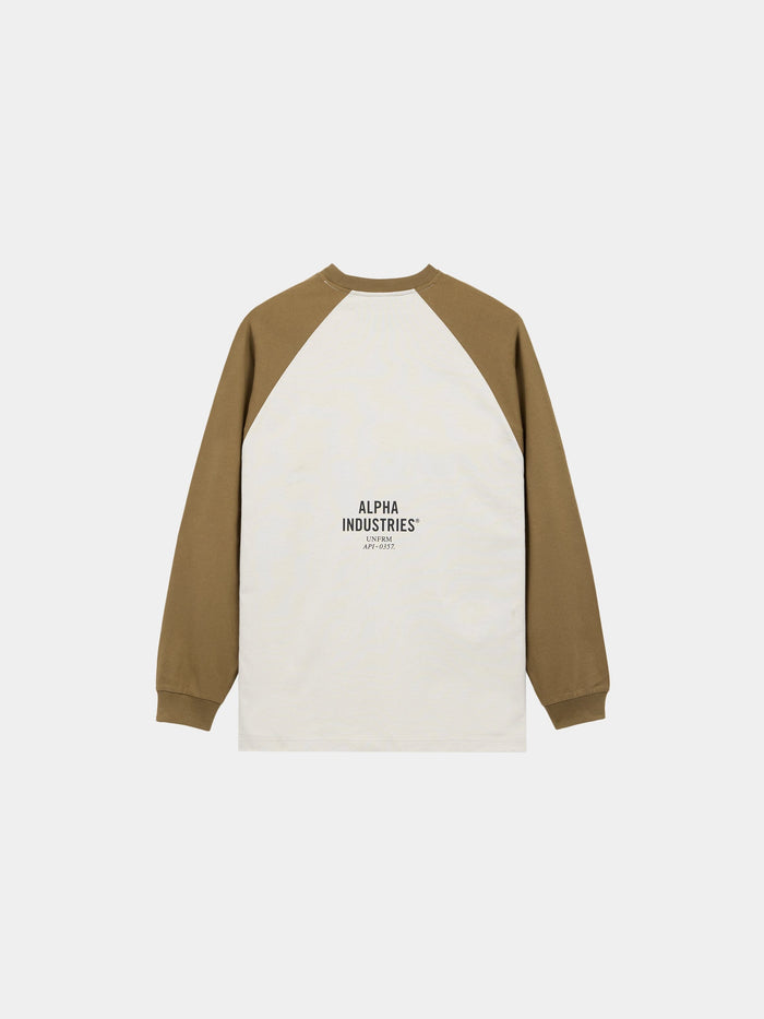 UNFRM LONG-SLEEVED RAGLAN T-SHIRT TOP Alpha Industries