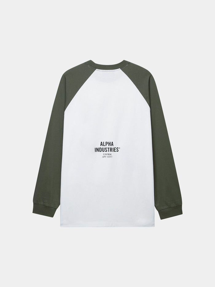 UNFRM LONG-SLEEVED RAGLAN T-SHIRT TOP Alpha Industries