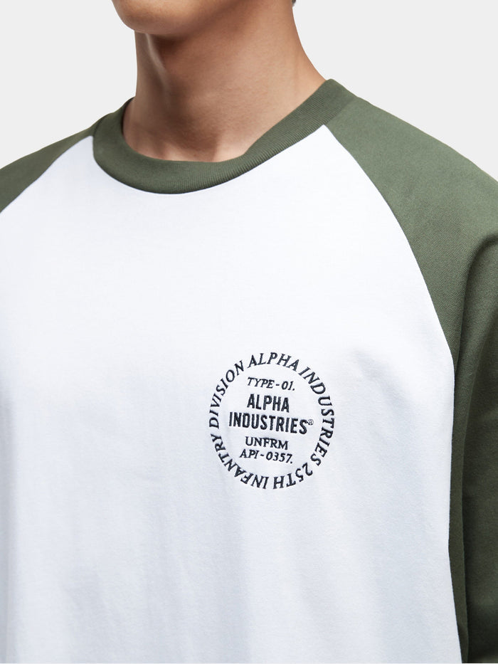 UNFRM LONG-SLEEVED RAGLAN T-SHIRT TOP Alpha Industries
