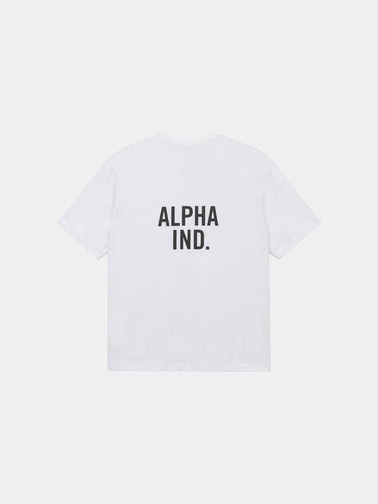 UNFRM SHORT-SLEEVED POCKET ALPHA IND. TEE TOP Alpha Industries WHITE XS