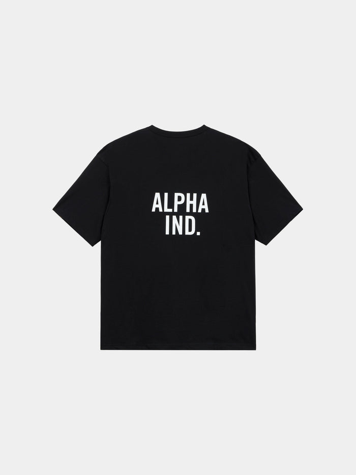 UNFRM SHORT-SLEEVED POCKET ALPHA IND. TEE TOP Alpha Industries BLACK XS