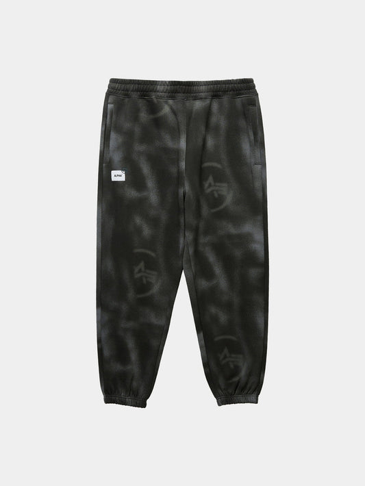 UNFRM WASHED SWEATPANT BOTTOM Alpha Industries GRAY XS