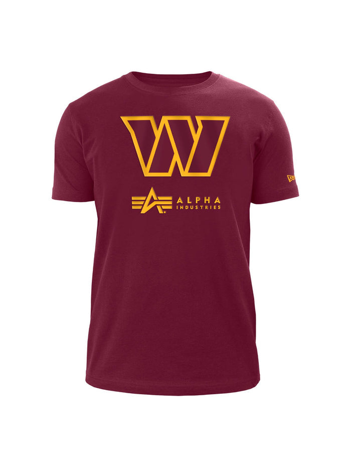 WASHINGTON COMMANDERS X ALPHA X NEW ERA T-SHIRT TOP Alpha Industries RED 2XL