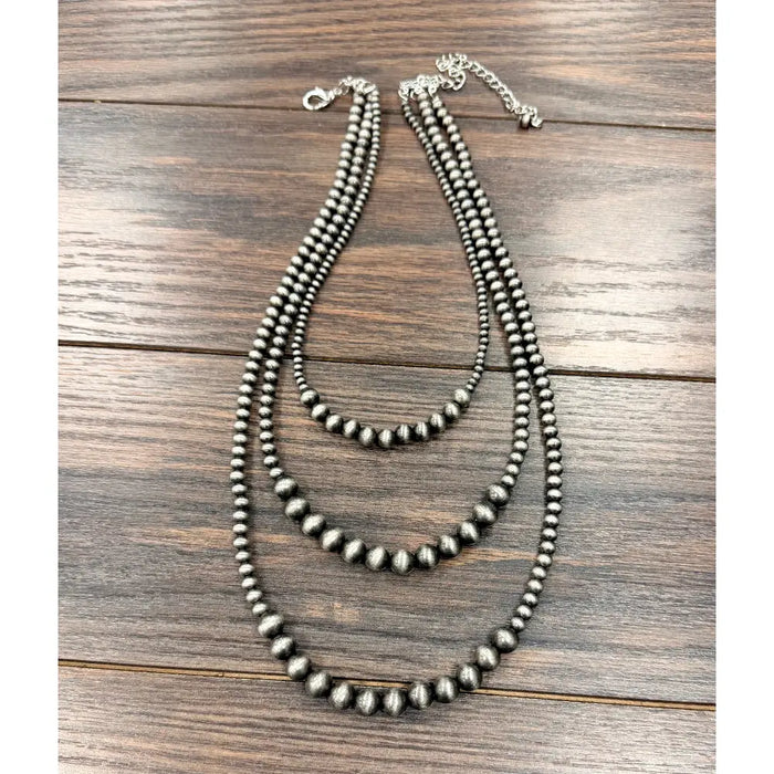 Western Necklace - Greige Goods