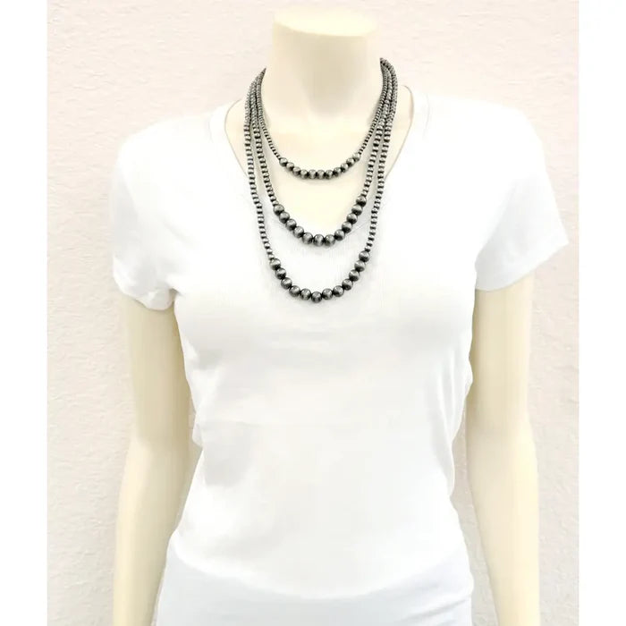 Western Necklace - Greige Goods