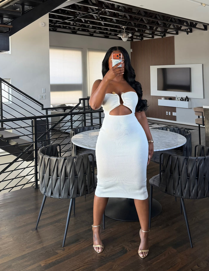 White Muse Midi dress