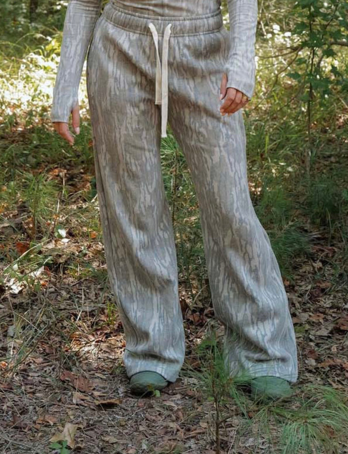 WIDE LEG BOTTOMLAND PANTS