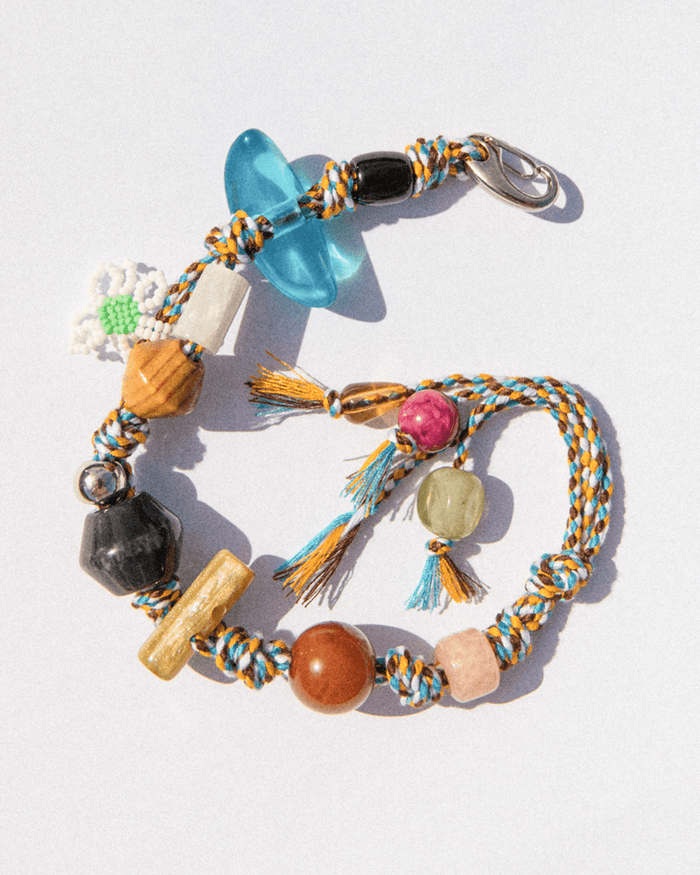 Wildflower Key Ring Phone Charm | Blue