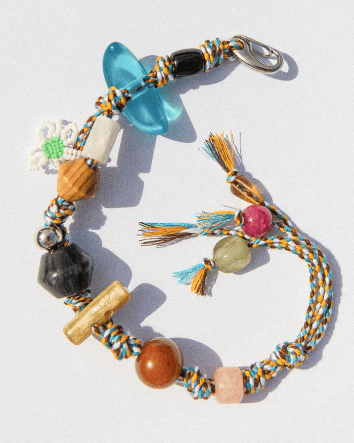 Wildflower Key Ring Phone Charm | Blue