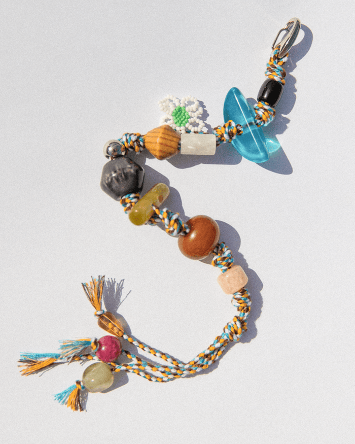 Wildflower Key Ring Phone Charm | Blue