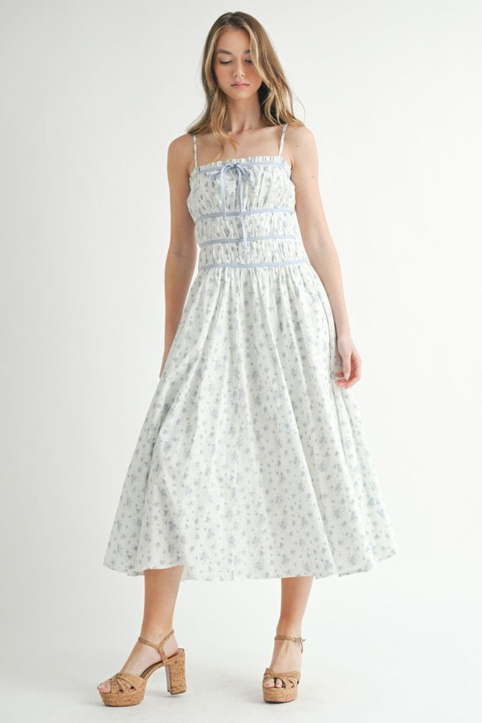 WINERY FLORAL MIDI