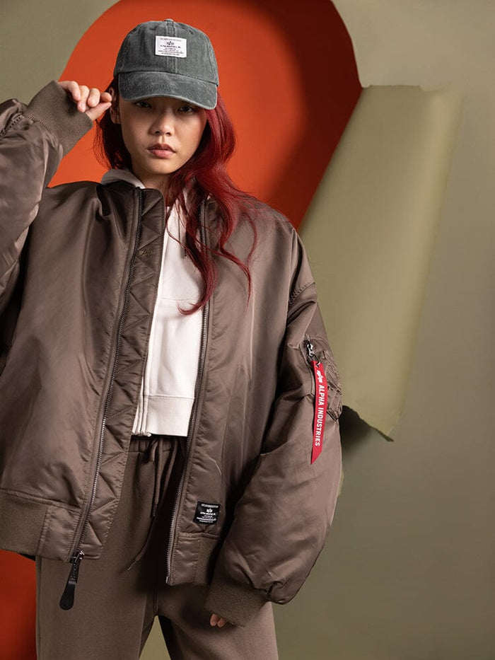 OVERSIZED MA-1 MOD BOMBER JACKET W OUTERWEAR Alpha Industries