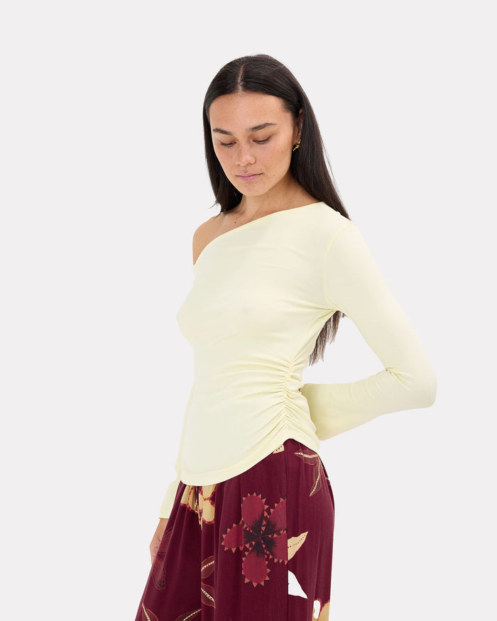 Wren Top in Lemon | Size Inclusive AU 6-26 | The Lullaby Club