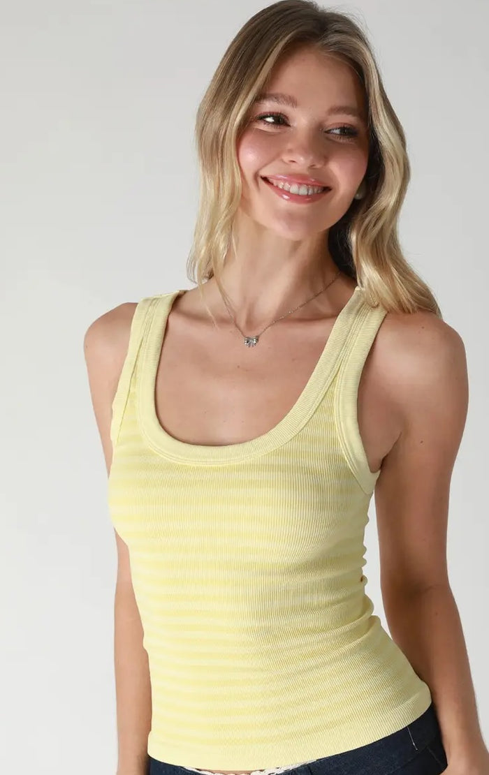 YELLOW RETRO REVERSIBLE TANK