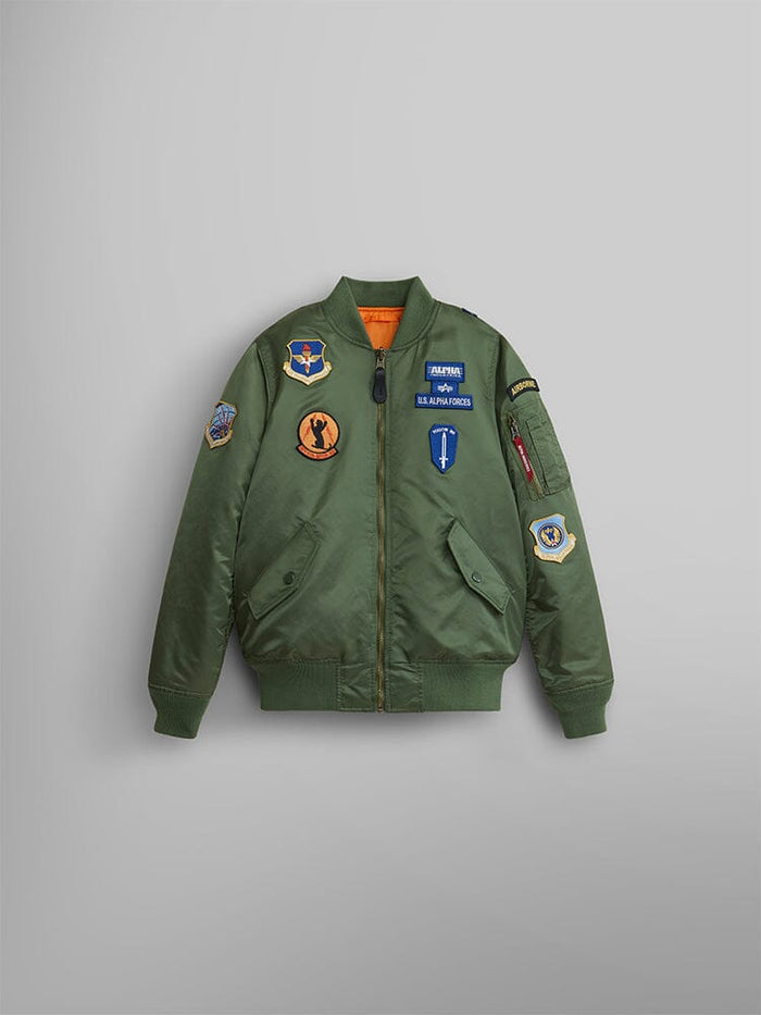 MA-1 SQUADRON BOMBER JACKET Y OUTERWEAR Alpha Industries SAGE 2T