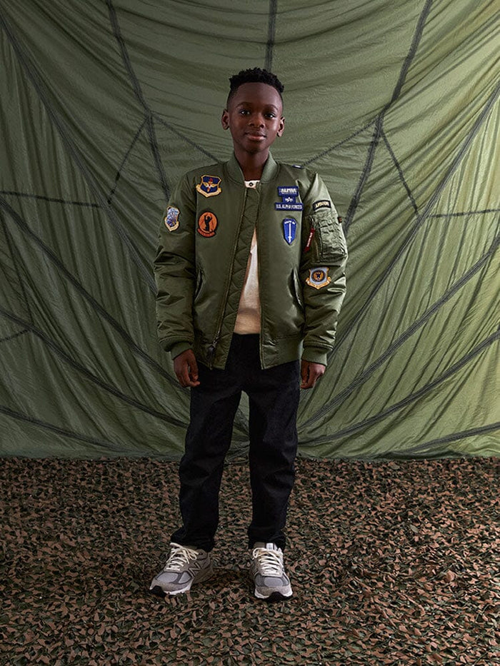 MA-1 SQUADRON BOMBER JACKET Y OUTERWEAR Alpha Industries